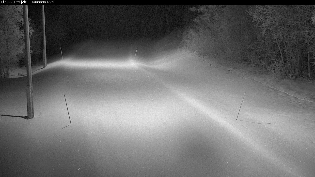 Kelikamerat Kuva Tie 92 Utsjoki, Kaamasmukka, Utsjoki, Lappi