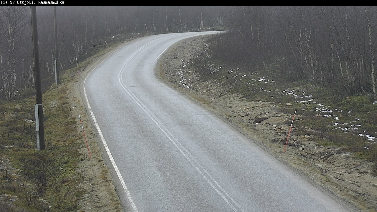 Kelikamerat Kuva Tie 92 Utsjoki, Kaamasmukka, Utsjoki, Lappi