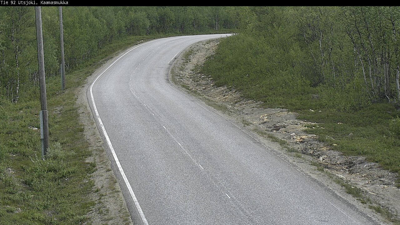 Weather Camera Image Väg 92 Utsjoki, Kaamasmukka, Utsjoki, Lappi