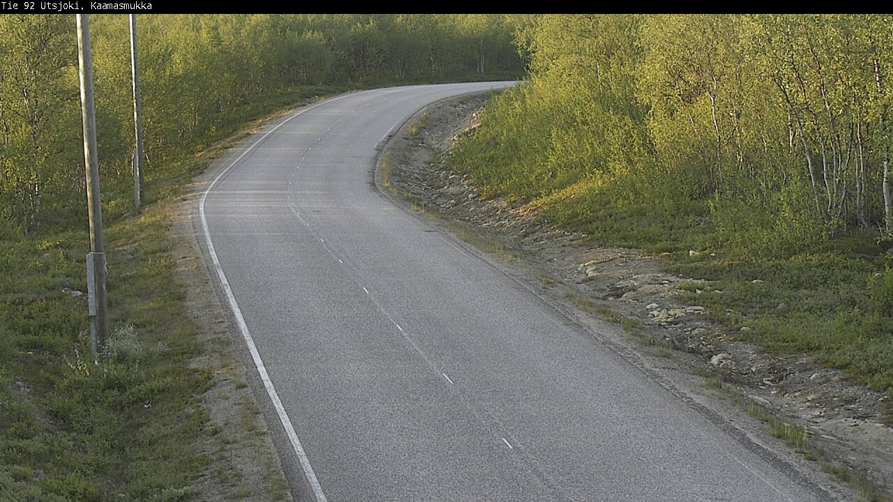 Weather Camera Image Väg 92 Utsjoki, Kaamasmukka, Utsjoki, Lappi