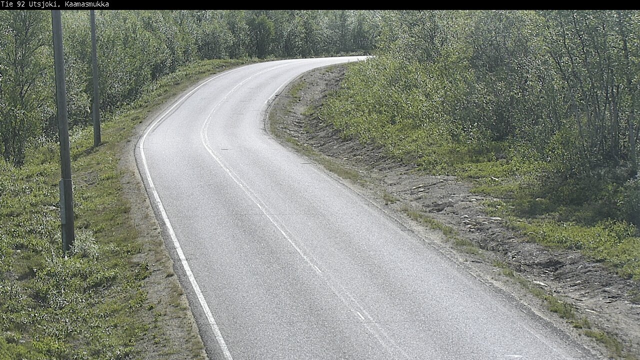 Weather Camera Image Väg 92 Utsjoki, Kaamasmukka, Utsjoki, Lappi