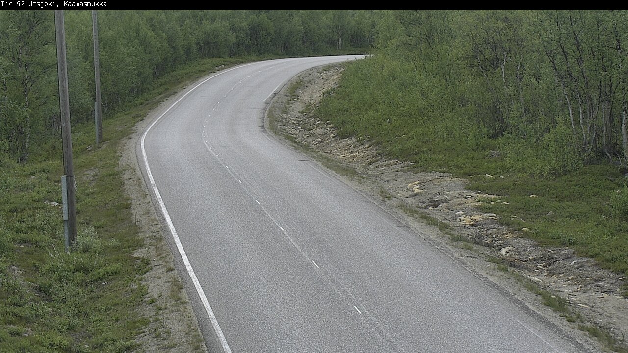 Weather Camera Image Road 92 Utsjoki, Kaamasmukka, Utsjoki, Lappi