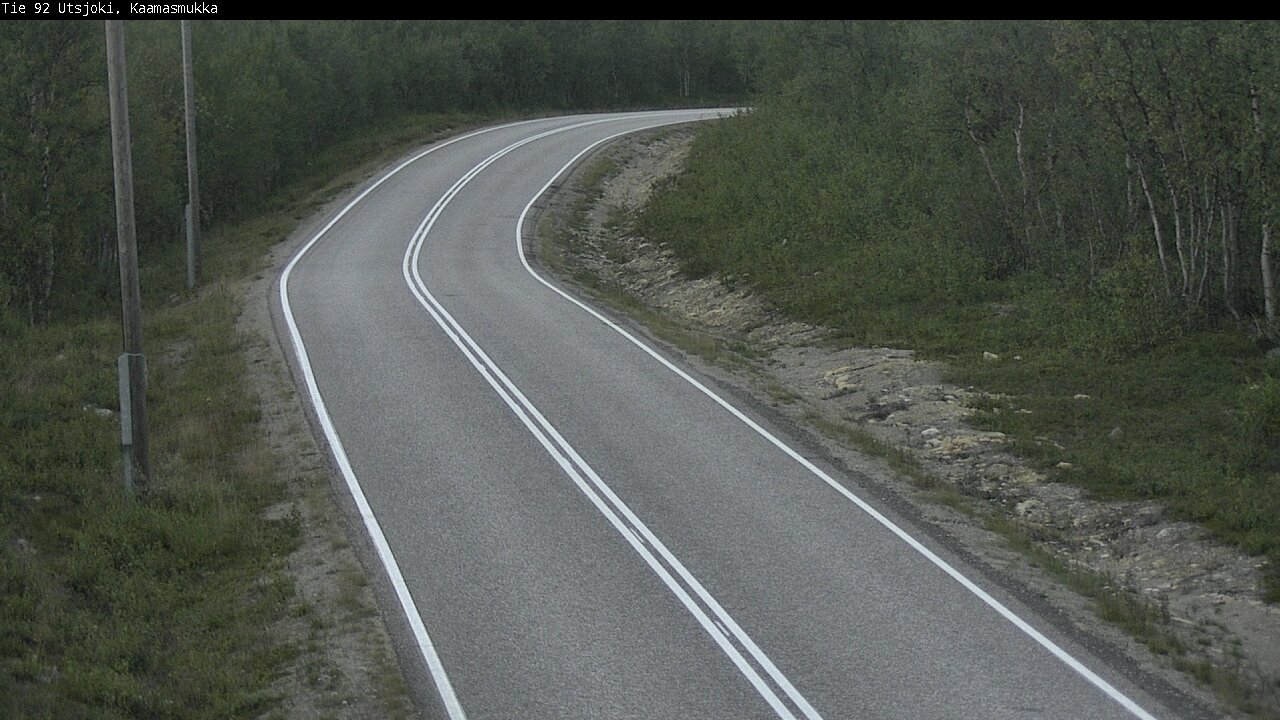 Kelikamerat Kuva Tie 92 Utsjoki, Kaamasmukka, Utsjoki, Lappi