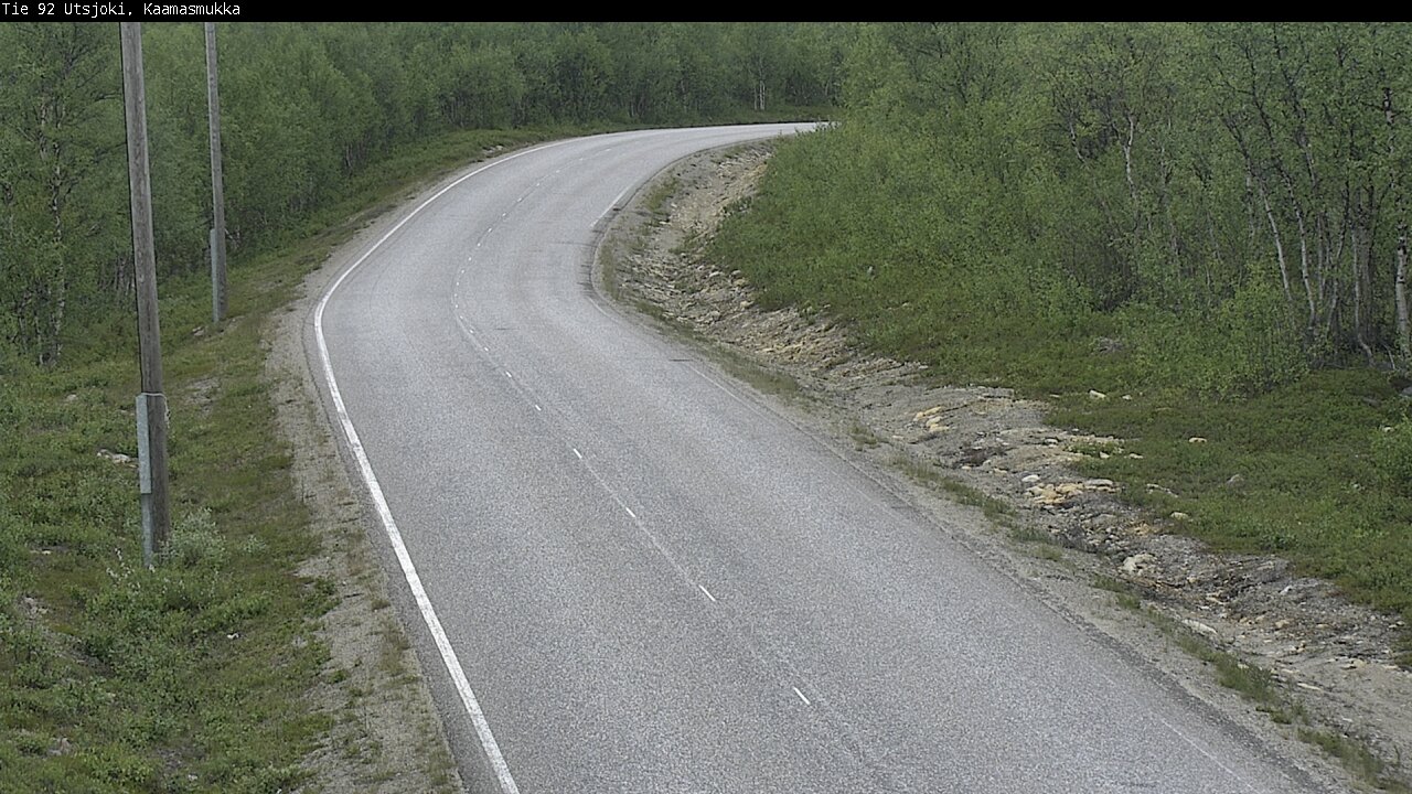 Kelikamerat Kuva Tie 92 Utsjoki, Kaamasmukka, Utsjoki, Lappi