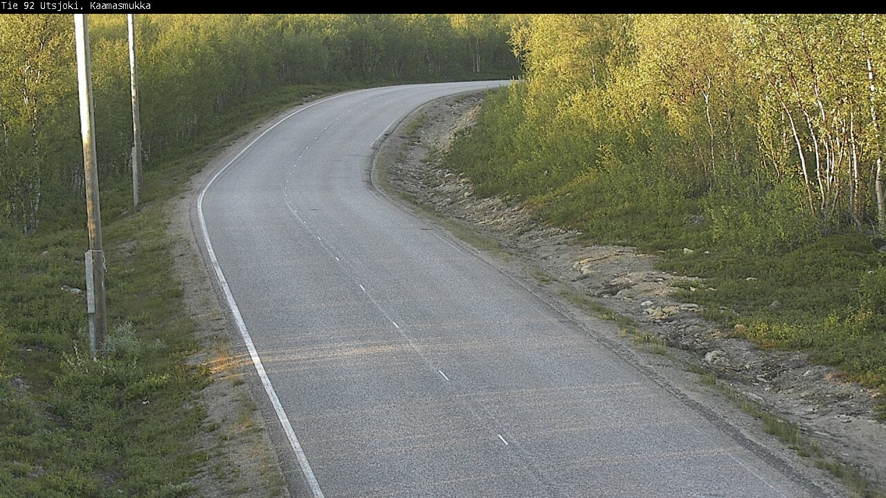 Weather Camera Image Väg 92 Utsjoki, Kaamasmukka, Utsjoki, Lappi