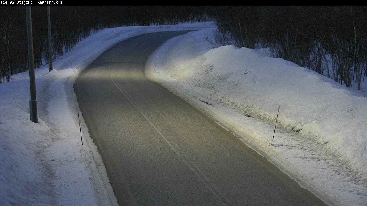 Weather Camera Image Road 92 Utsjoki, Kaamasmukka, Utsjoki, Lappi