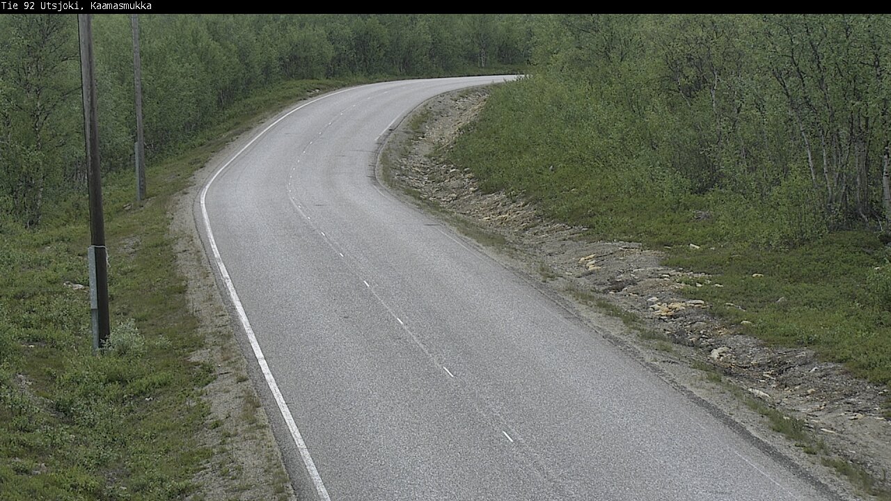 Kelikamerat Kuva Tie 92 Utsjoki, Kaamasmukka, Utsjoki, Lappi