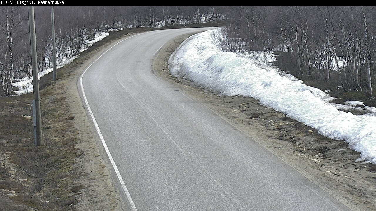 Weather Camera Image Väg 92 Utsjoki, Kaamasmukka, Utsjoki, Lappi
