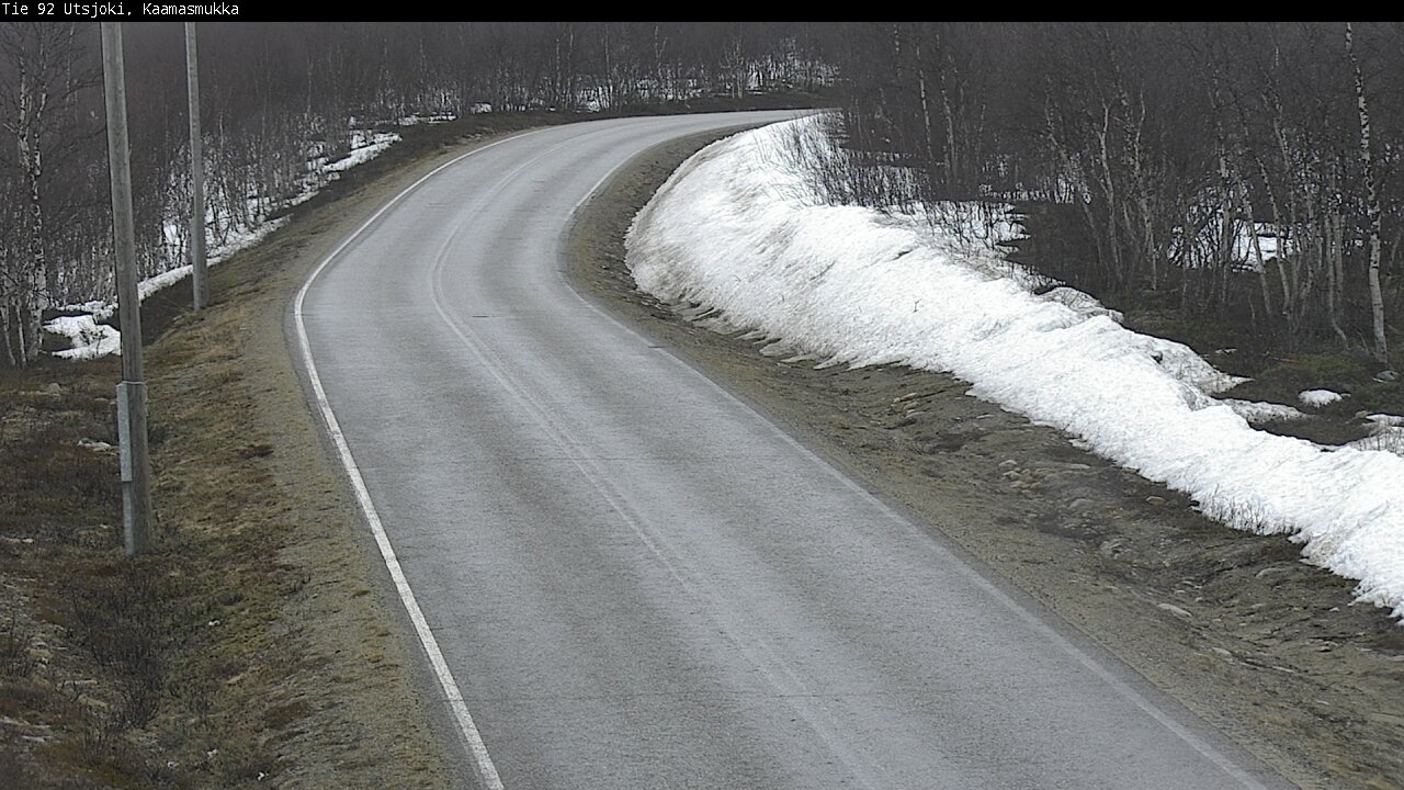 Weather Camera Image Road 92 Utsjoki, Kaamasmukka, Utsjoki, Lappi