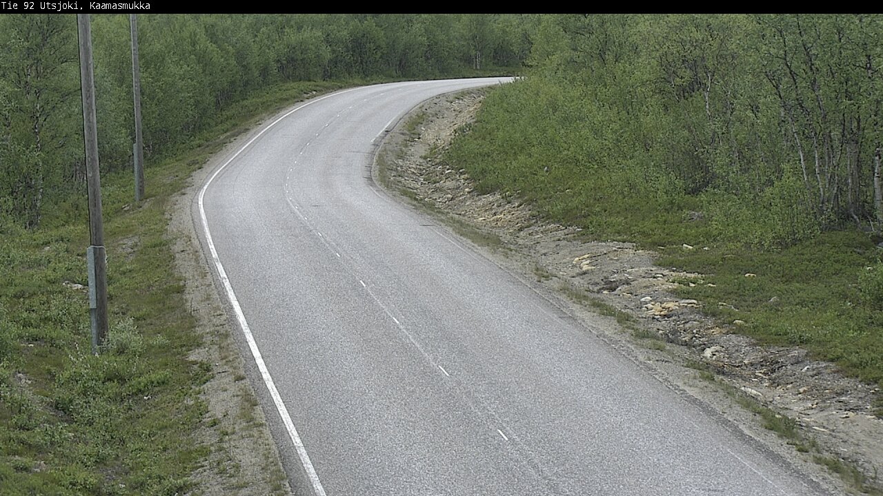 Weather Camera Image Väg 92 Utsjoki, Kaamasmukka, Utsjoki, Lappi