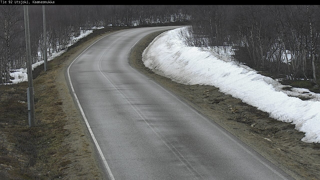 Weather Camera Image Väg 92 Utsjoki, Kaamasmukka, Utsjoki, Lappi
