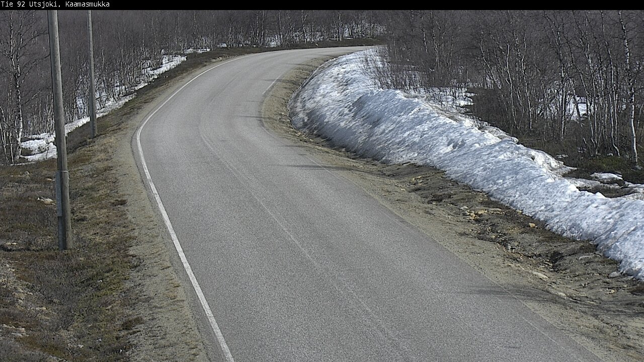 Weather Camera Image Väg 92 Utsjoki, Kaamasmukka, Utsjoki, Lappi