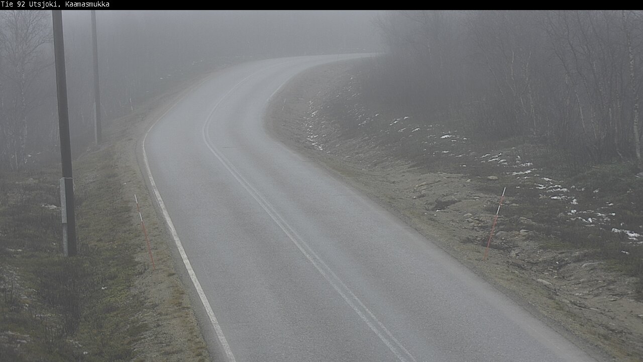 Kelikamerat Kuva Tie 92 Utsjoki, Kaamasmukka, Utsjoki, Lappi