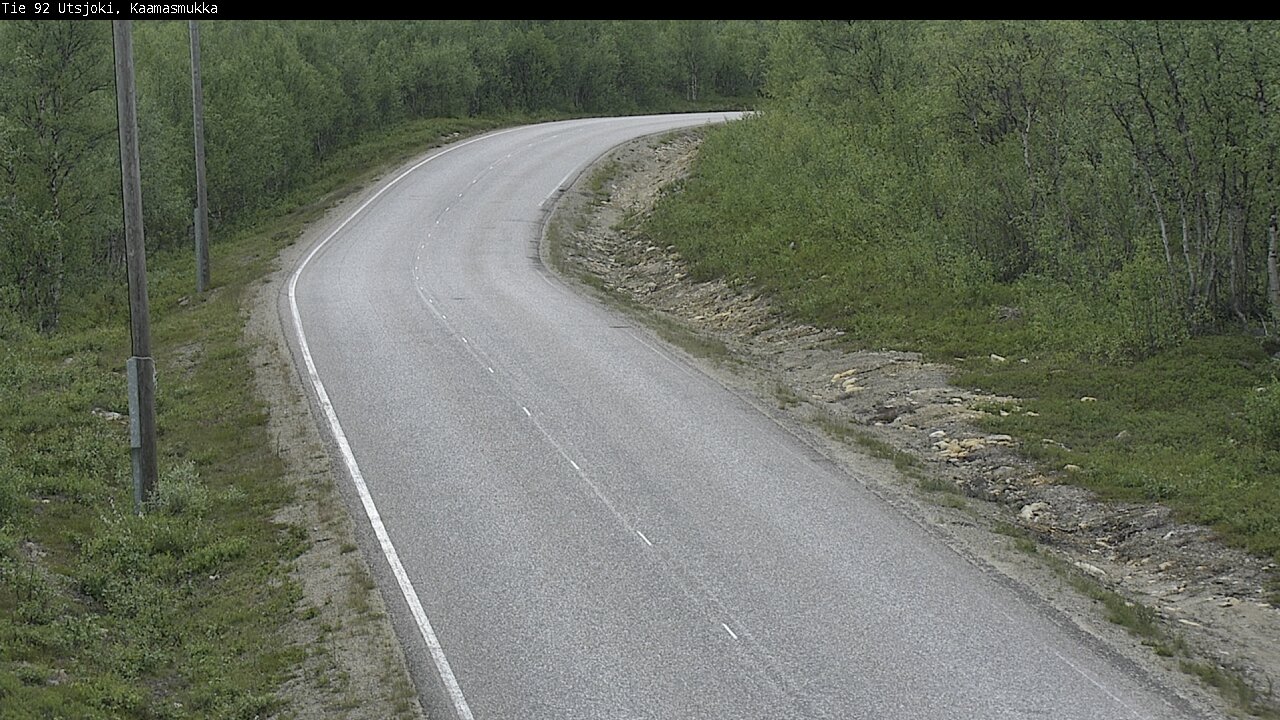 Weather Camera Image Road 92 Utsjoki, Kaamasmukka, Utsjoki, Lappi