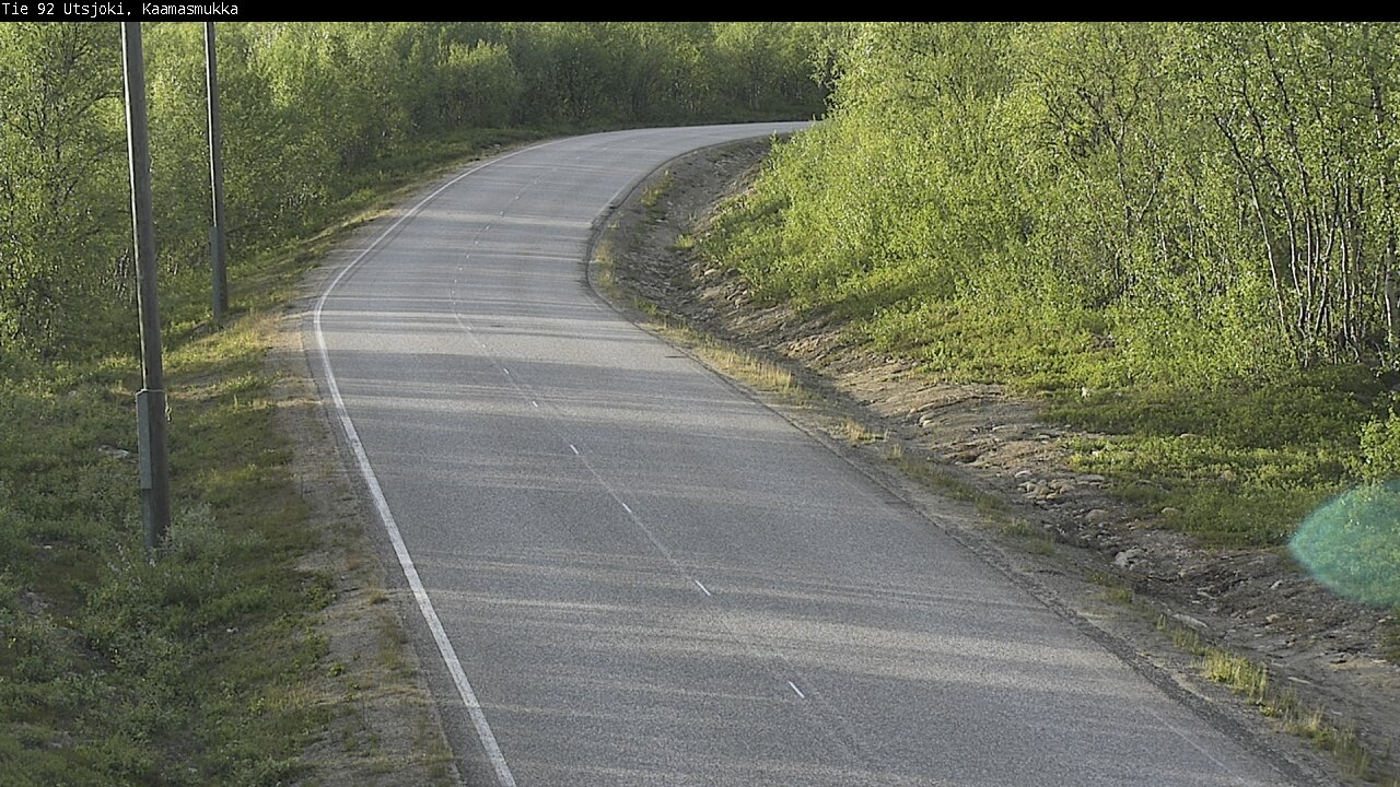 Kelikamerat Kuva Tie 92 Utsjoki, Kaamasmukka, Utsjoki, Lappi
