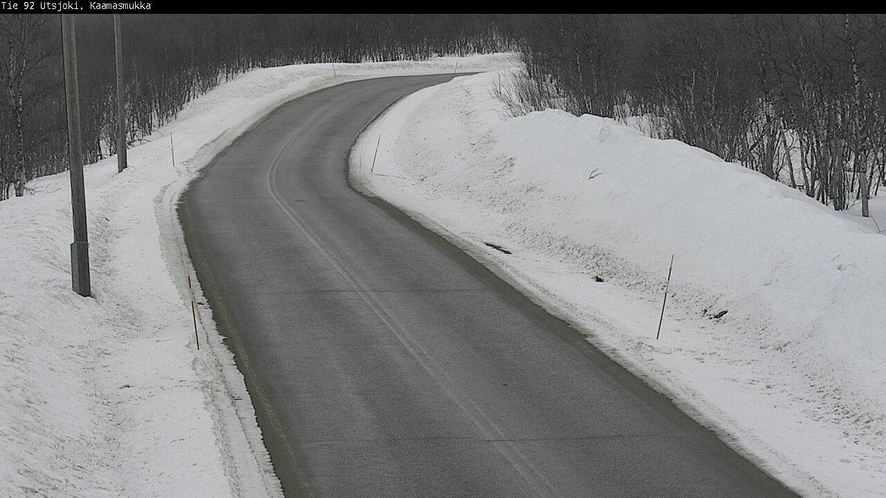 Kelikamerat Kuva Tie 92 Utsjoki, Kaamasmukka, Utsjoki, Lappi