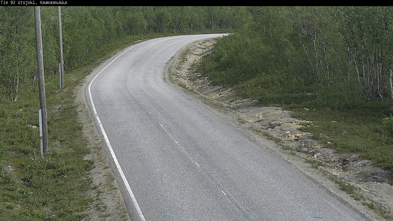 Weather Camera Image Väg 92 Utsjoki, Kaamasmukka, Utsjoki, Lappi