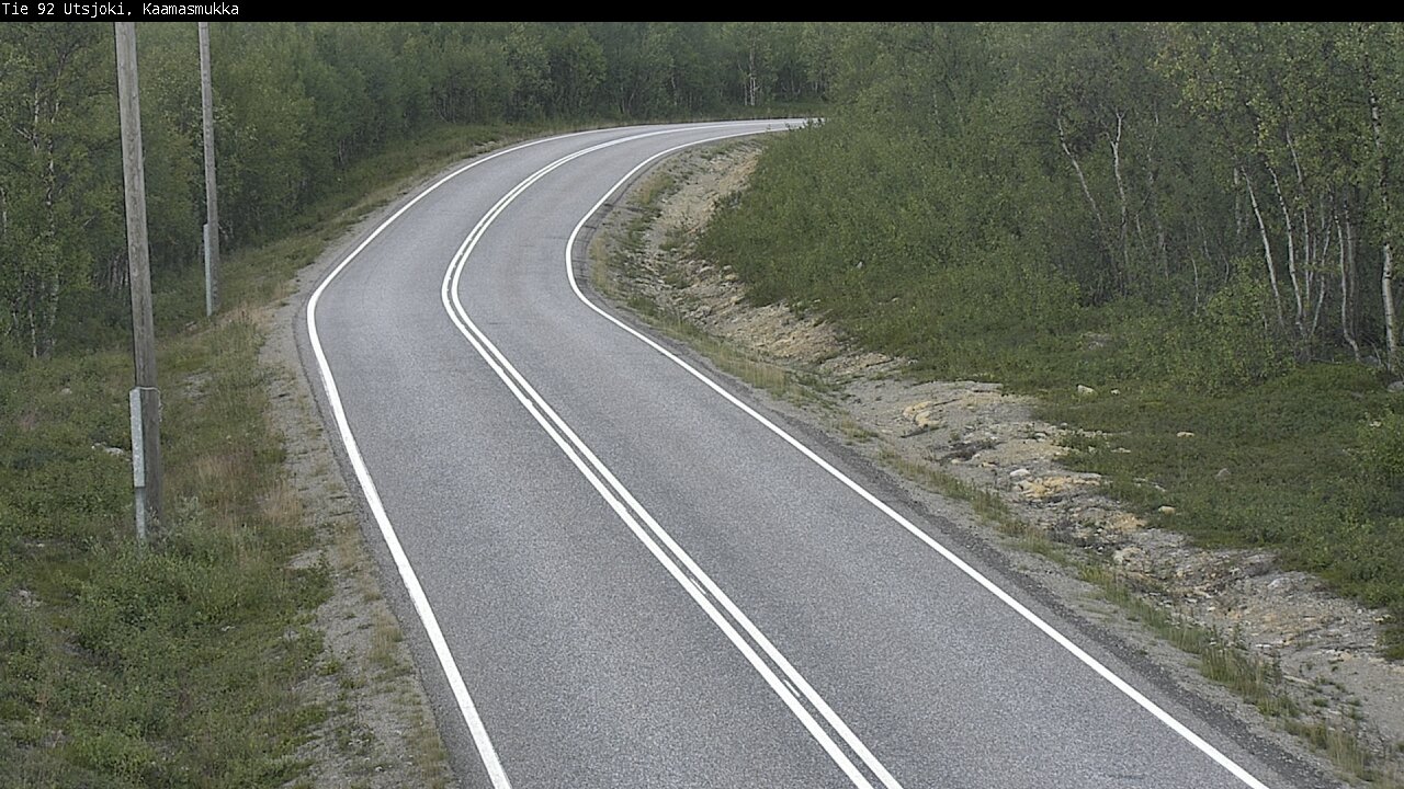 Kelikamerat Kuva Tie 92 Utsjoki, Kaamasmukka, Utsjoki, Lappi
