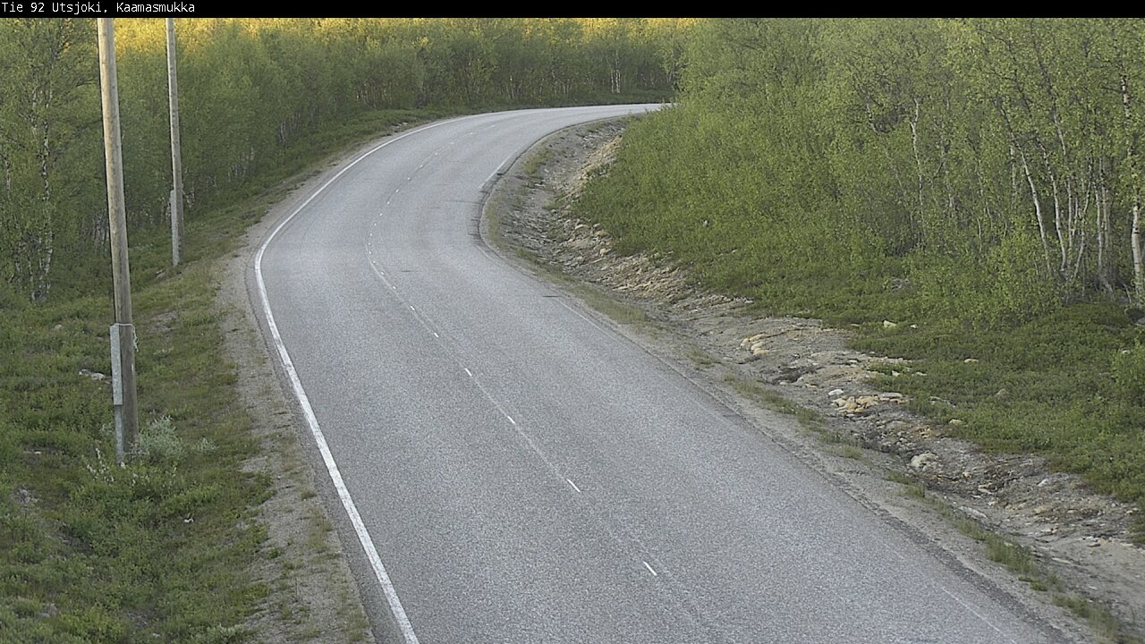 Weather Camera Image Väg 92 Utsjoki, Kaamasmukka, Utsjoki, Lappi