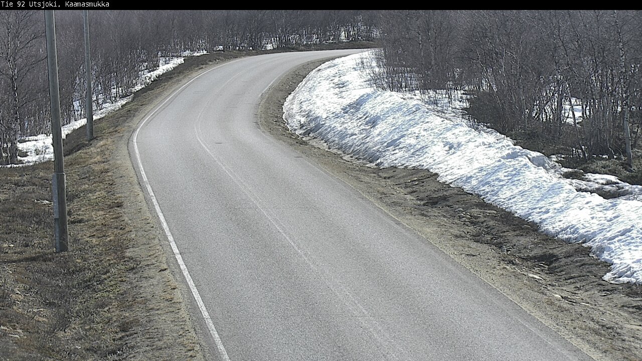 Weather Camera Image Väg 92 Utsjoki, Kaamasmukka, Utsjoki, Lappi