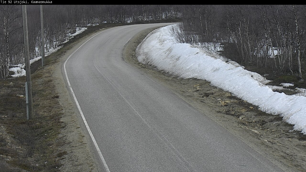 Weather Camera Image Väg 92 Utsjoki, Kaamasmukka, Utsjoki, Lappi