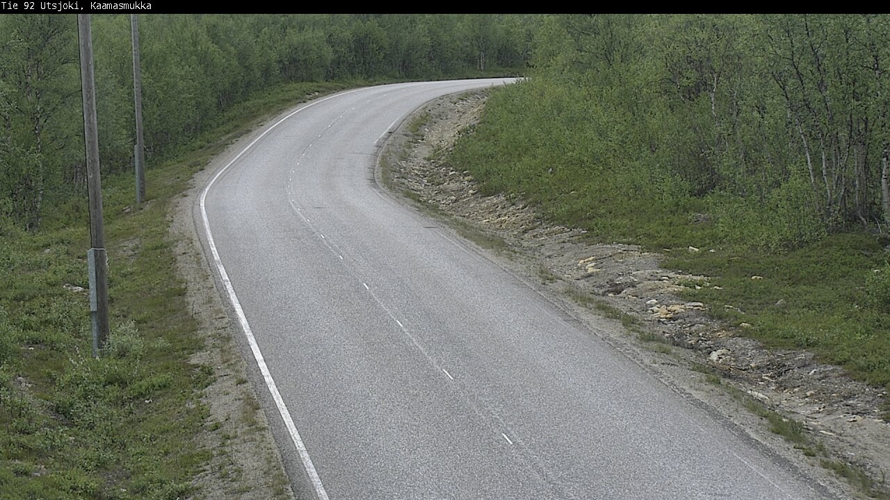 Weather Camera Image Road 92 Utsjoki, Kaamasmukka, Utsjoki, Lappi