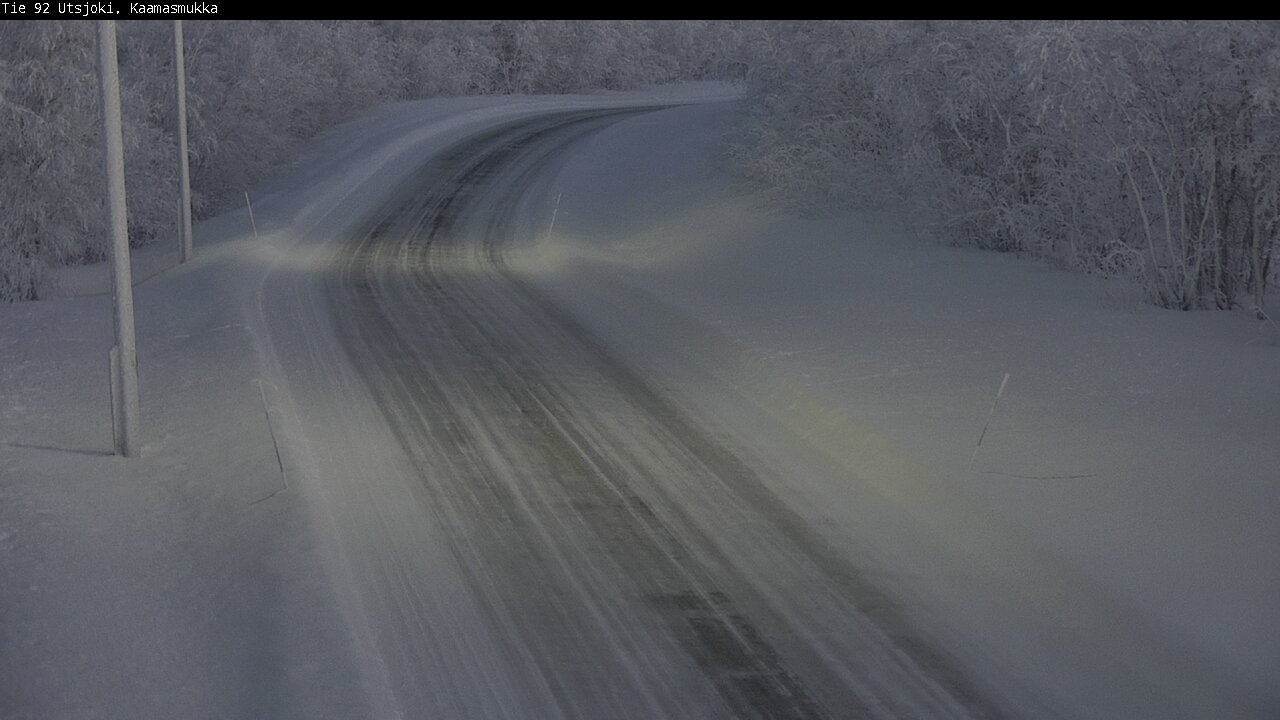 Kelikamerat Kuva Tie 92 Utsjoki, Kaamasmukka, Utsjoki, Lappi