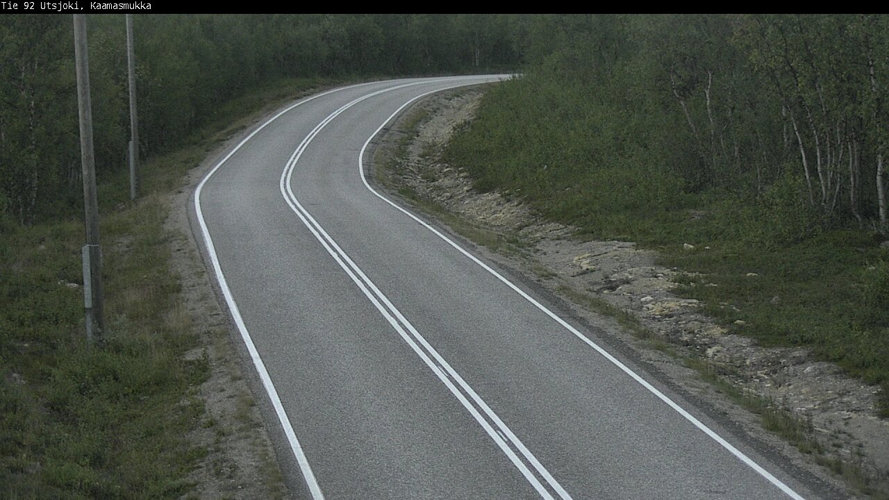 Kelikamerat Kuva Tie 92 Utsjoki, Kaamasmukka, Utsjoki, Lappi