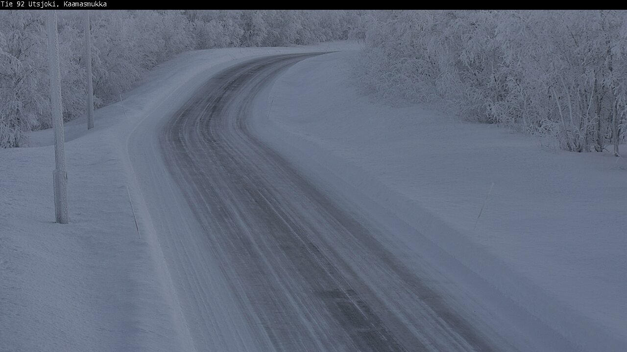 Weather Camera Image Road 92 Utsjoki, Kaamasmukka, Utsjoki, Lappi