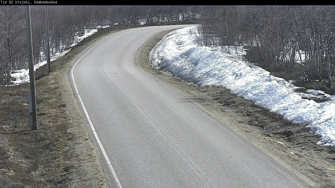 Weather Camera Image Väg 92 Utsjoki, Kaamasmukka, Utsjoki, Lappi