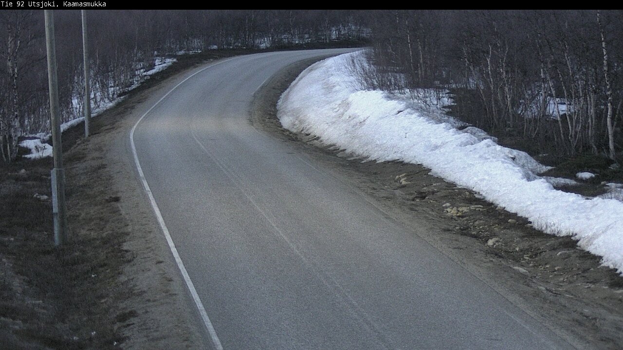 Weather Camera Image Väg 92 Utsjoki, Kaamasmukka, Utsjoki, Lappi