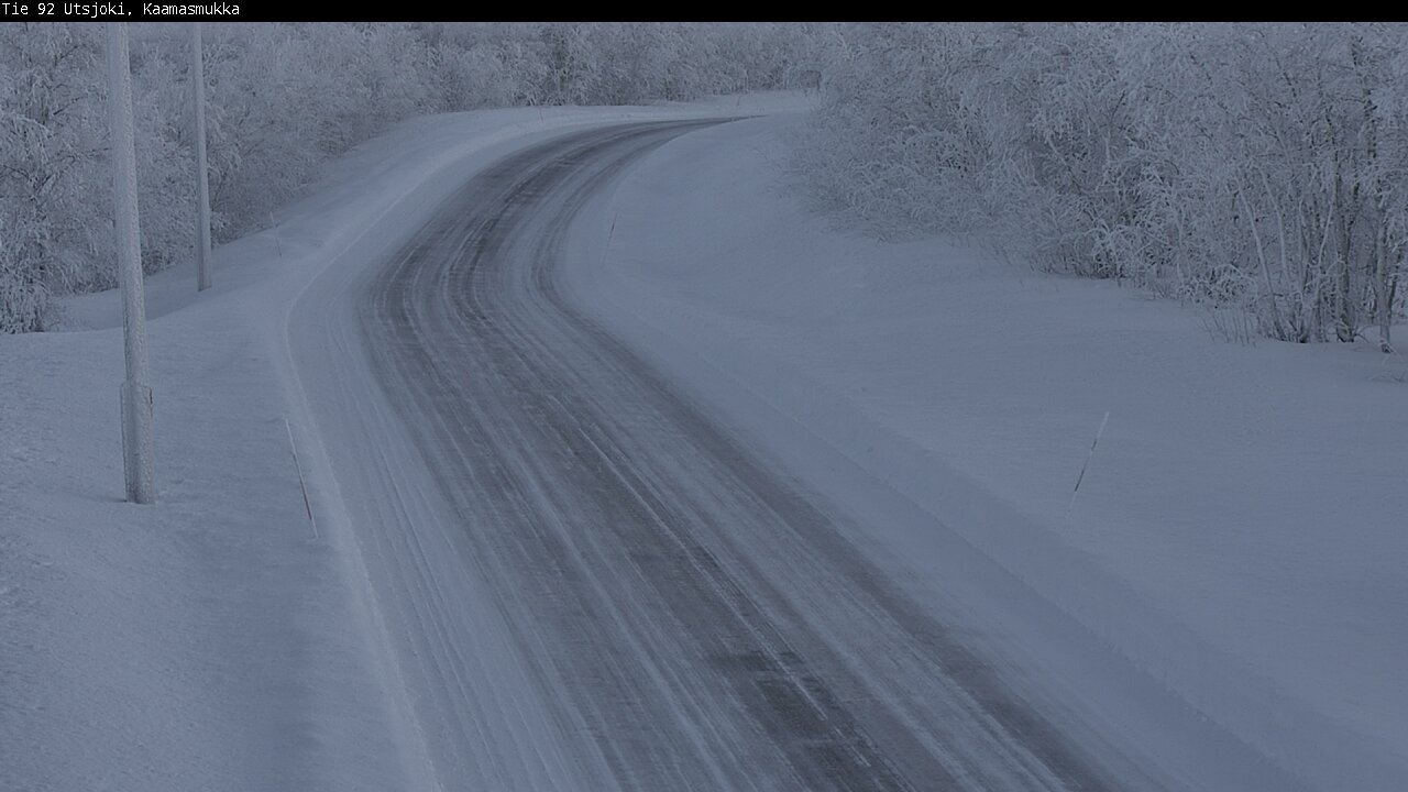 Kelikamerat Kuva Tie 92 Utsjoki, Kaamasmukka, Utsjoki, Lappi