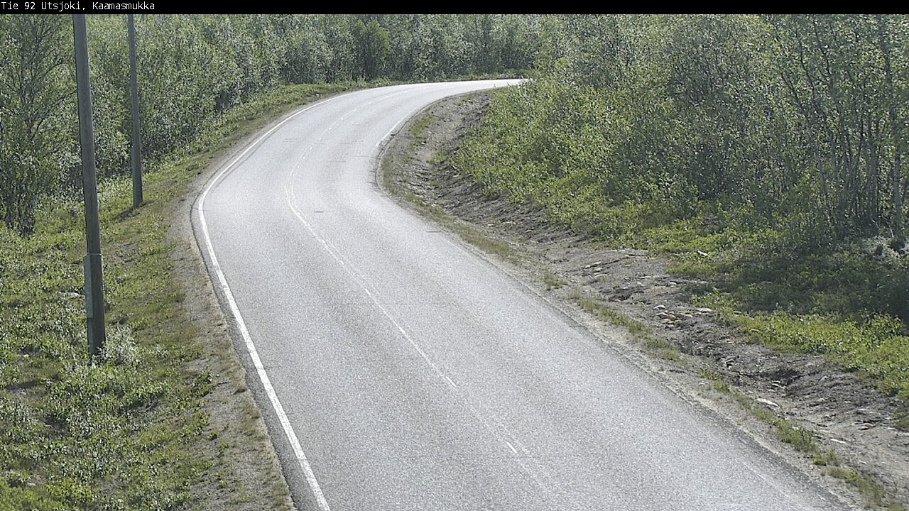 Weather Camera Image Väg 92 Utsjoki, Kaamasmukka, Utsjoki, Lappi