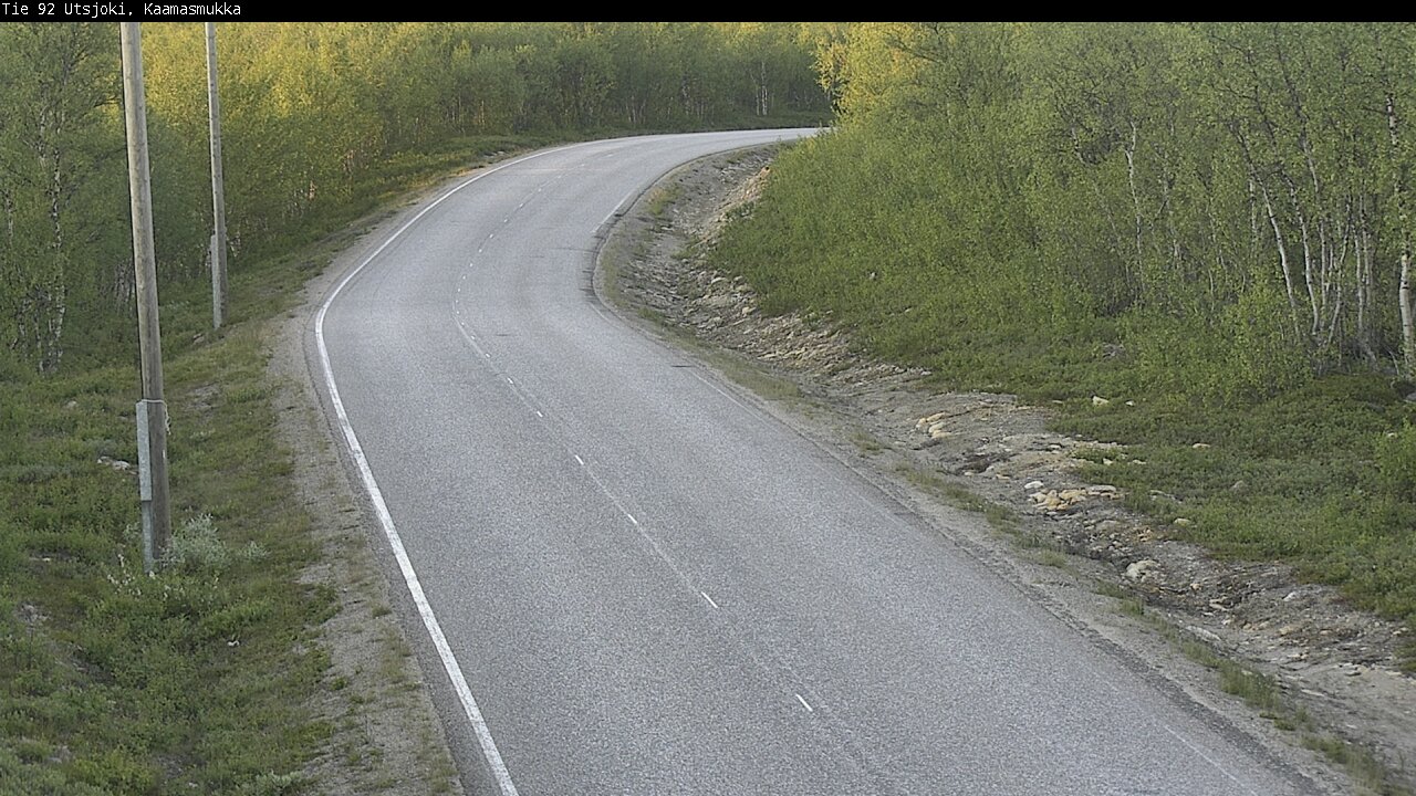 Weather Camera Image Väg 92 Utsjoki, Kaamasmukka, Utsjoki, Lappi