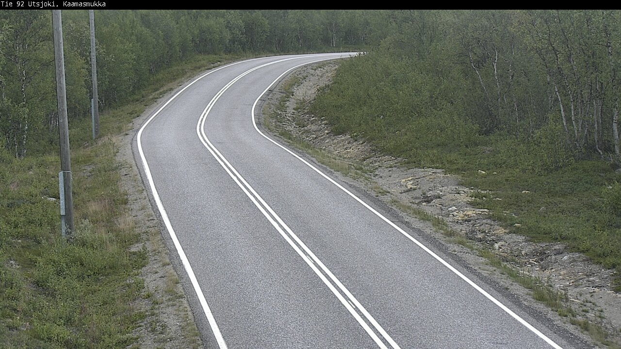 Weather Camera Image Road 92 Utsjoki, Kaamasmukka, Utsjoki, Lappi