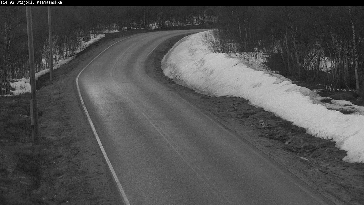 Weather Camera Image Väg 92 Utsjoki, Kaamasmukka, Utsjoki, Lappi
