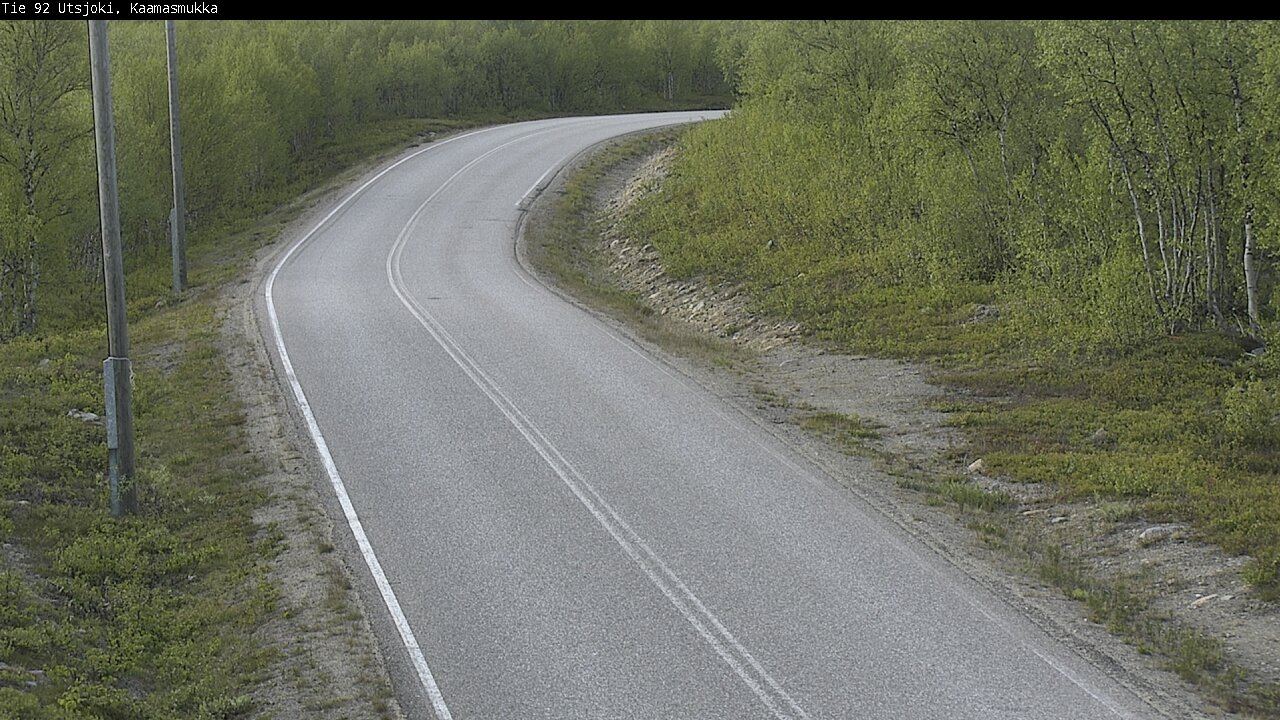 Weather Camera Image Road 92 Utsjoki, Kaamasmukka, Utsjoki, Lappi