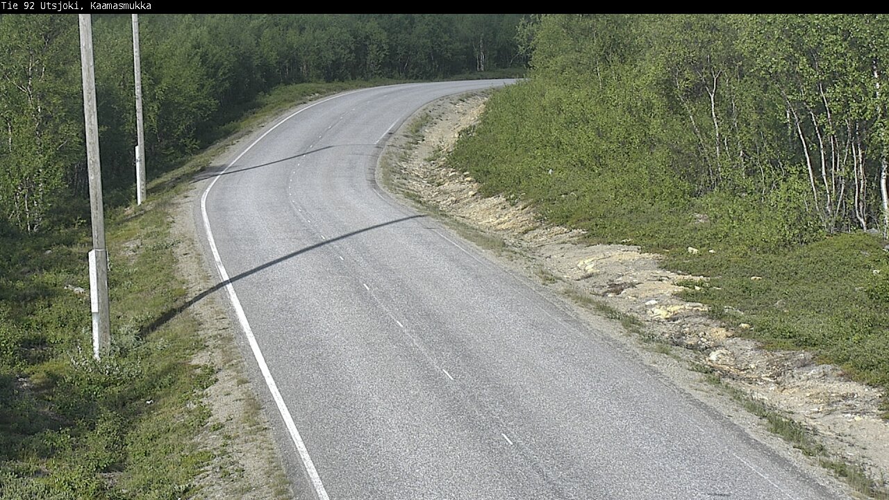 Weather Camera Image Väg 92 Utsjoki, Kaamasmukka, Utsjoki, Lappi