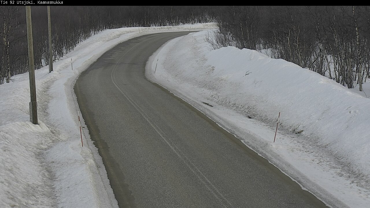 Weather Camera Image Road 92 Utsjoki, Kaamasmukka, Utsjoki, Lappi