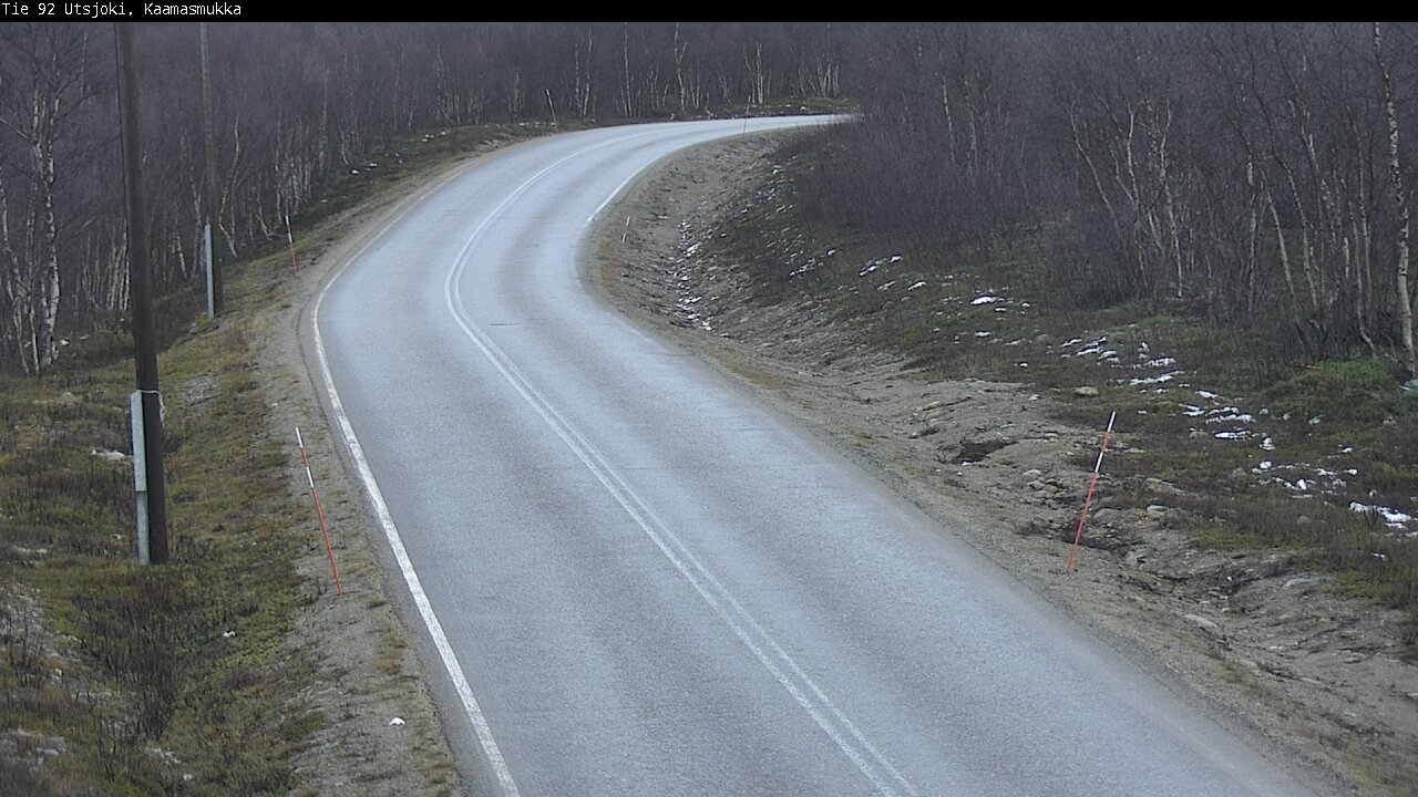 Kelikamerat Kuva Tie 92 Utsjoki, Kaamasmukka, Utsjoki, Lappi