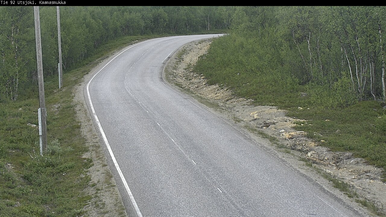 Weather Camera Image Väg 92 Utsjoki, Kaamasmukka, Utsjoki, Lappi