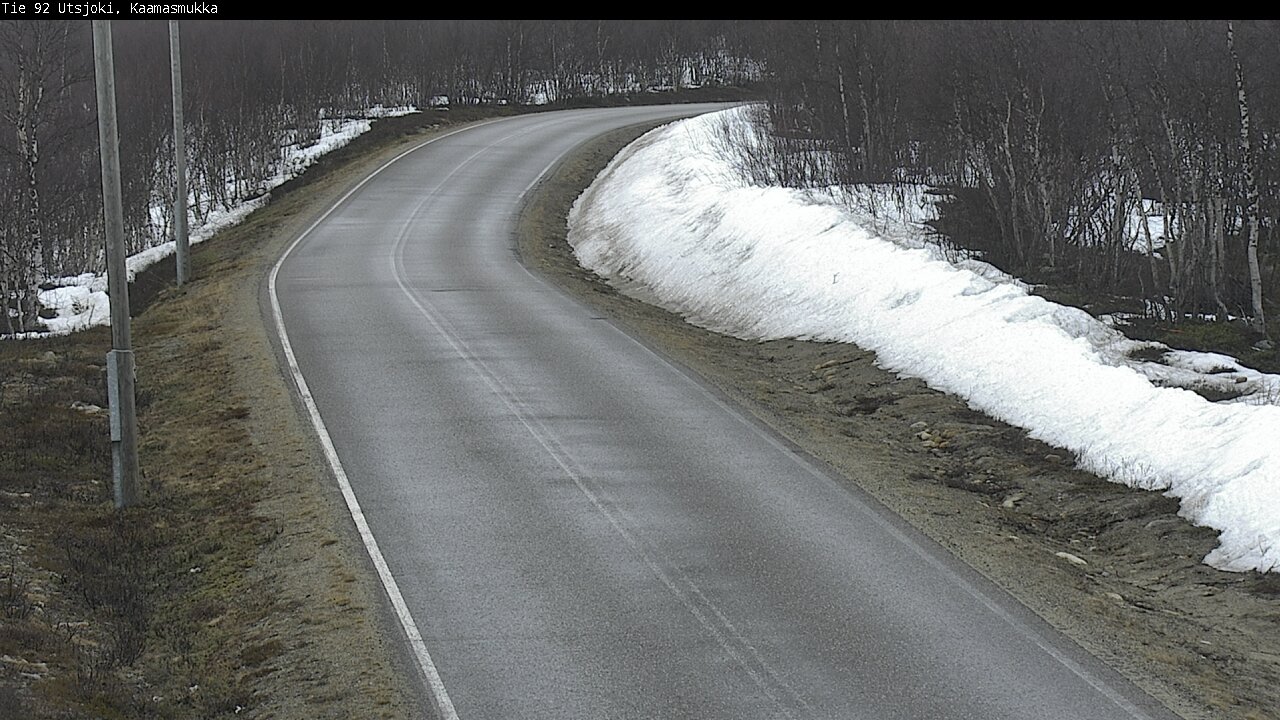 Weather Camera Image Väg 92 Utsjoki, Kaamasmukka, Utsjoki, Lappi
