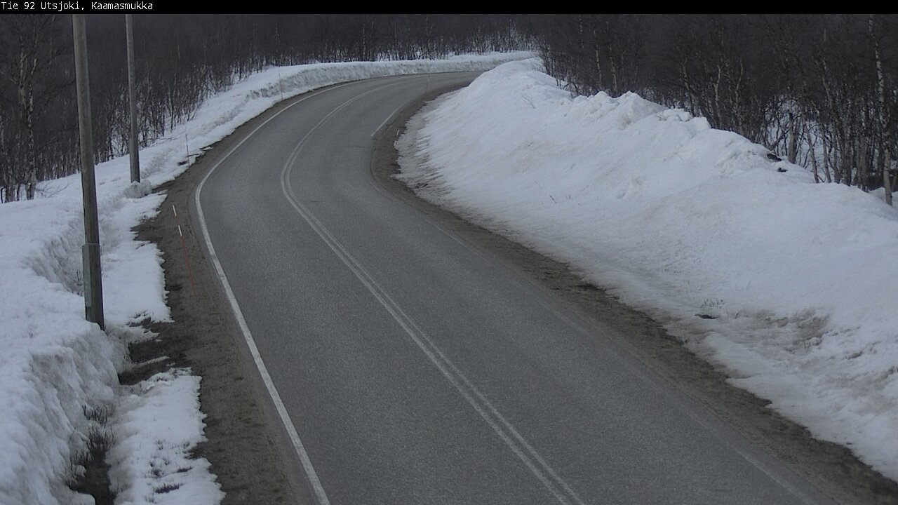 Kelikamerat Kuva Tie 92 Utsjoki, Kaamasmukka, Utsjoki, Lappi