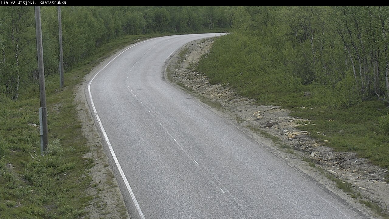 Weather Camera Image Väg 92 Utsjoki, Kaamasmukka, Utsjoki, Lappi