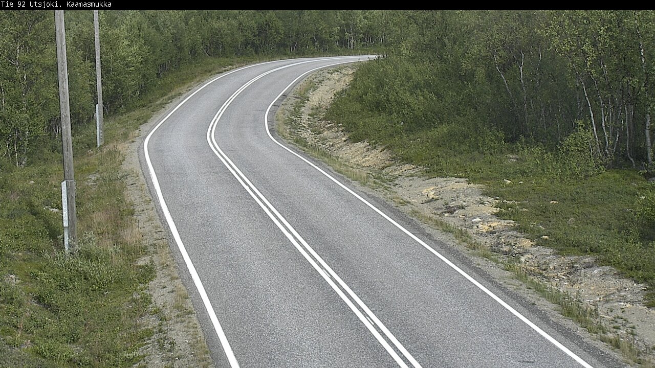 Kelikamerat Kuva Tie 92 Utsjoki, Kaamasmukka, Utsjoki, Lappi