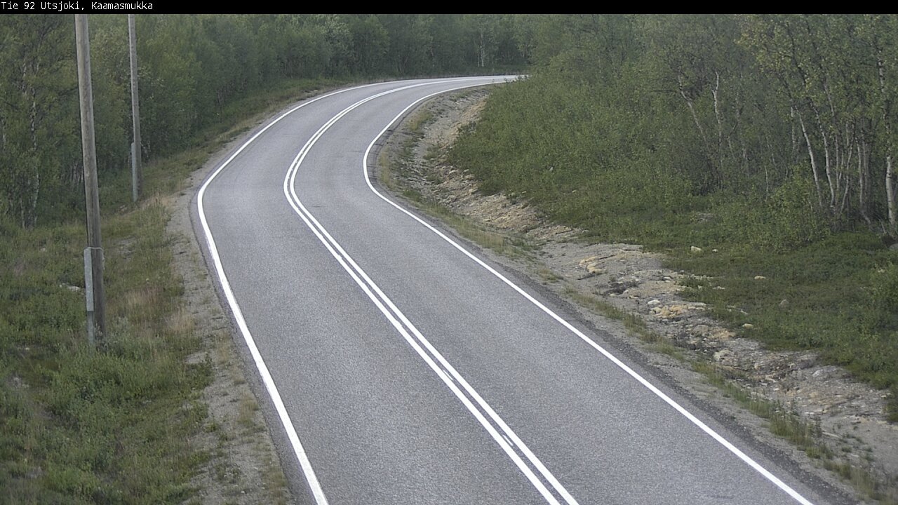 Kelikamerat Kuva Tie 92 Utsjoki, Kaamasmukka, Utsjoki, Lappi