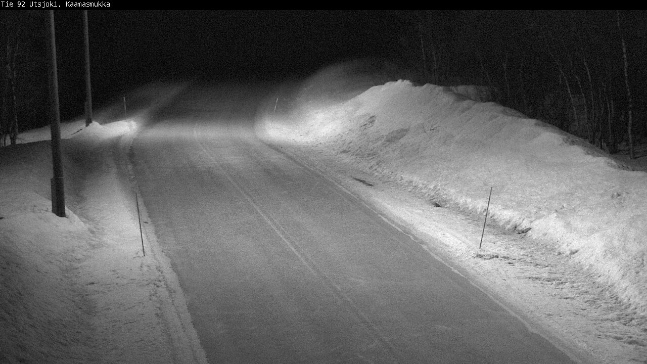 Weather Camera Image Road 92 Utsjoki, Kaamasmukka, Utsjoki, Lappi