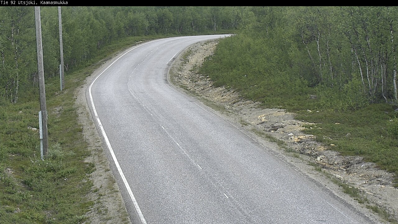 Weather Camera Image Väg 92 Utsjoki, Kaamasmukka, Utsjoki, Lappi