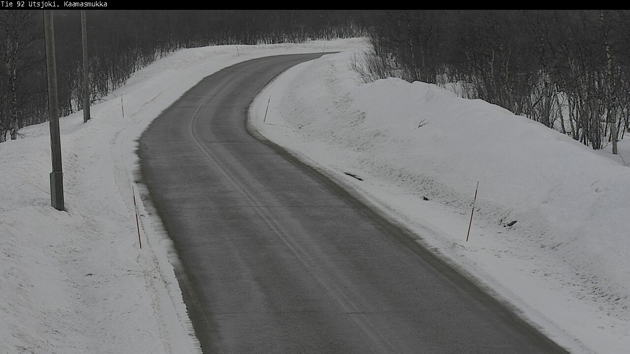 Weather Camera Image Väg 92 Utsjoki, Kaamasmukka, Utsjoki, Lappi