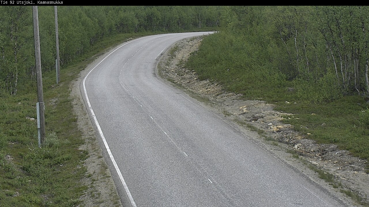 Kelikamerat Kuva Tie 92 Utsjoki, Kaamasmukka, Utsjoki, Lappi